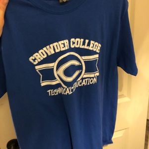 Medium never wore blue short sleeve T-shirt